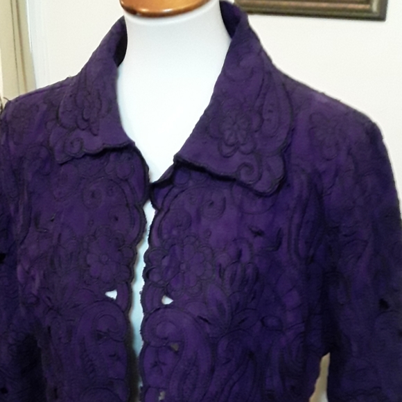 Trenz by Theresa Renz Purple Jacket - Picture 4 of 8